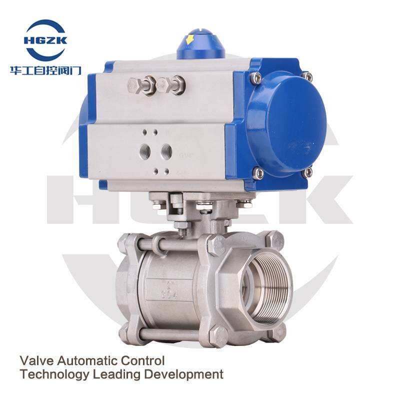 PQV-6PPF Pneumatic Threaded Ball Valve