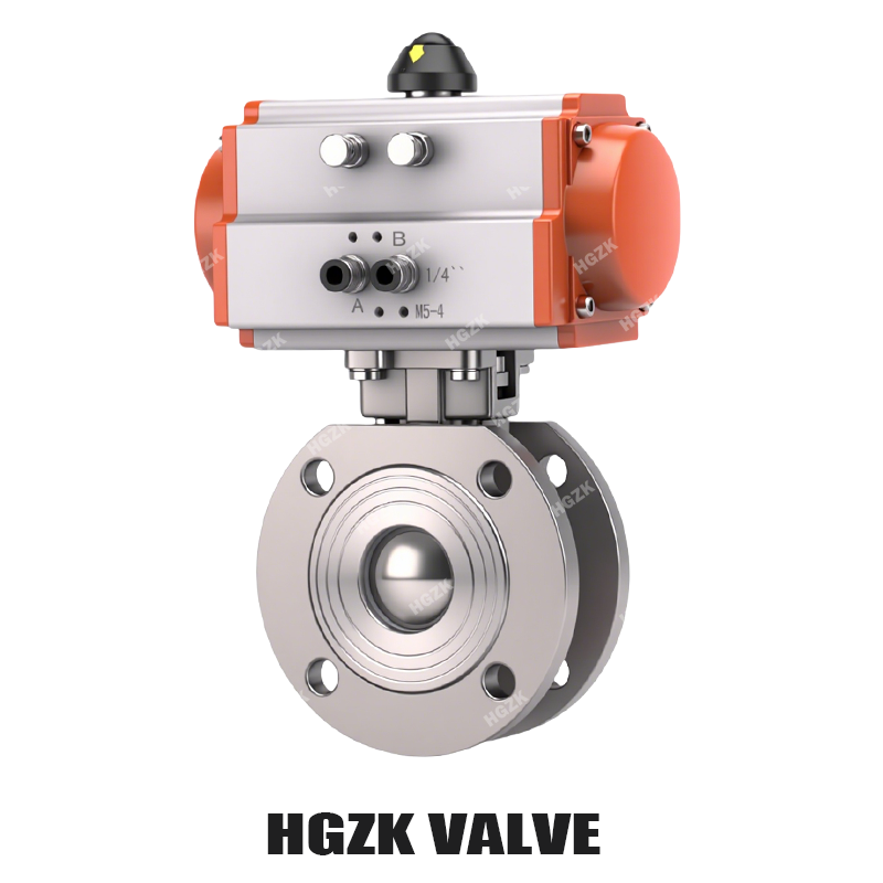 PQV-2PPH Pneumatic Italian Ultra-thin Ball Valve