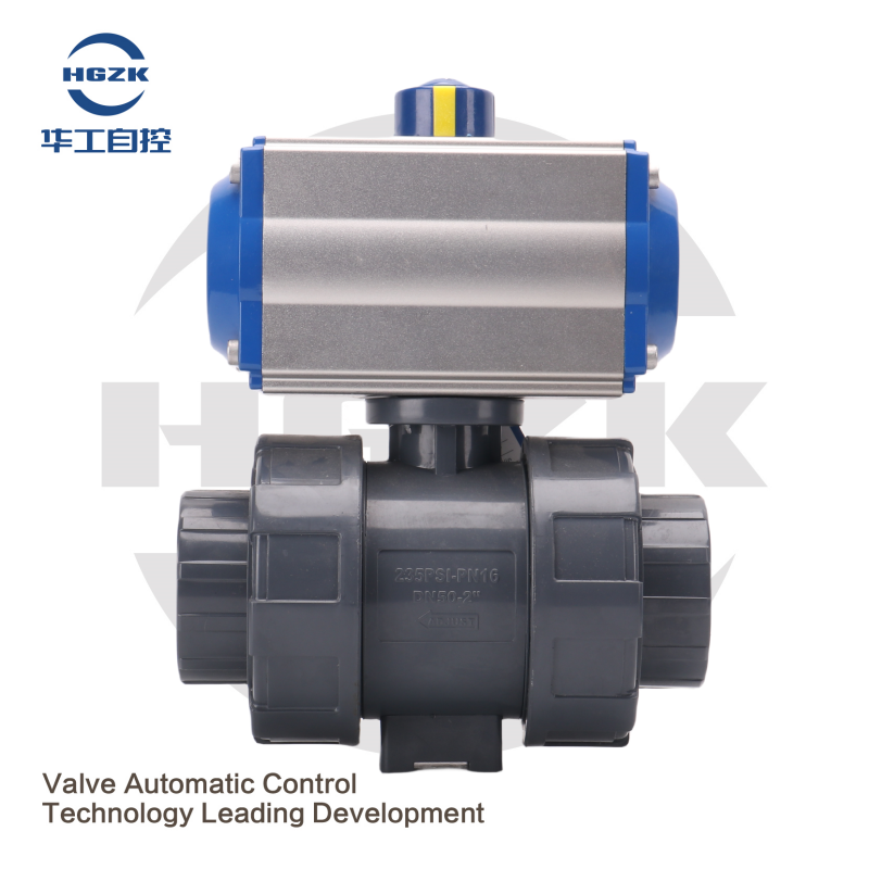 PQV-8UUX Pneumatic UPVC Ball Valve