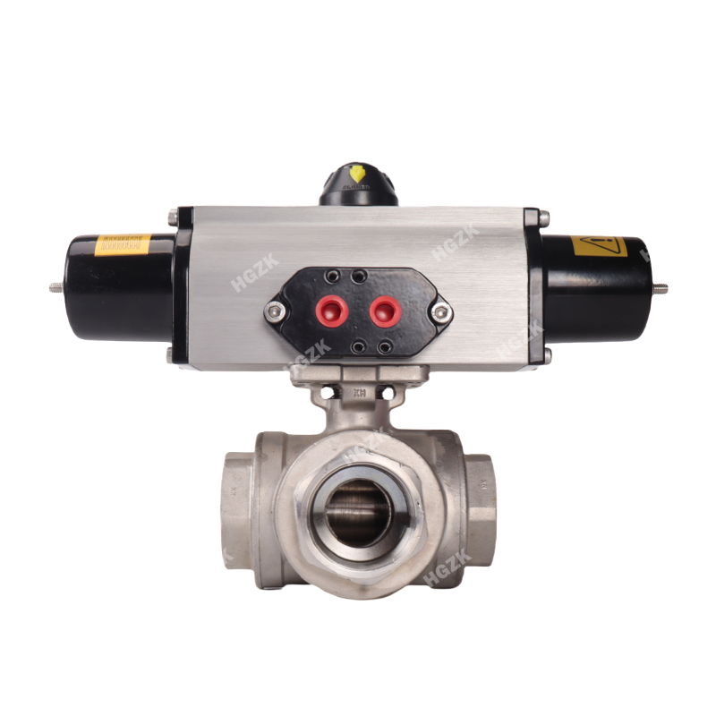 Pneumatic Scotch Yoke Flange Ball Valve