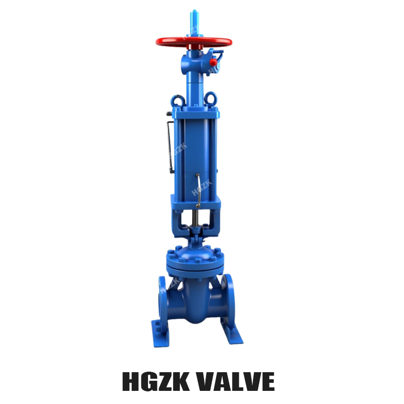 Pneumatic Flange with Handwheel Cast Steel Gate Valve