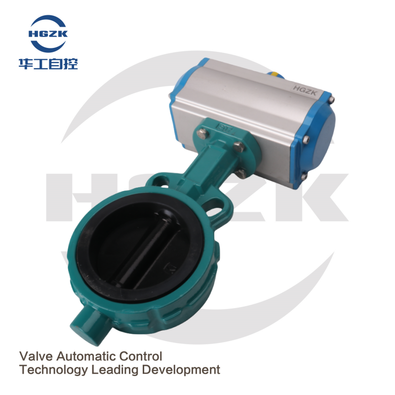 PDV Pneumatic High Quality Wafer Butterfly Valve