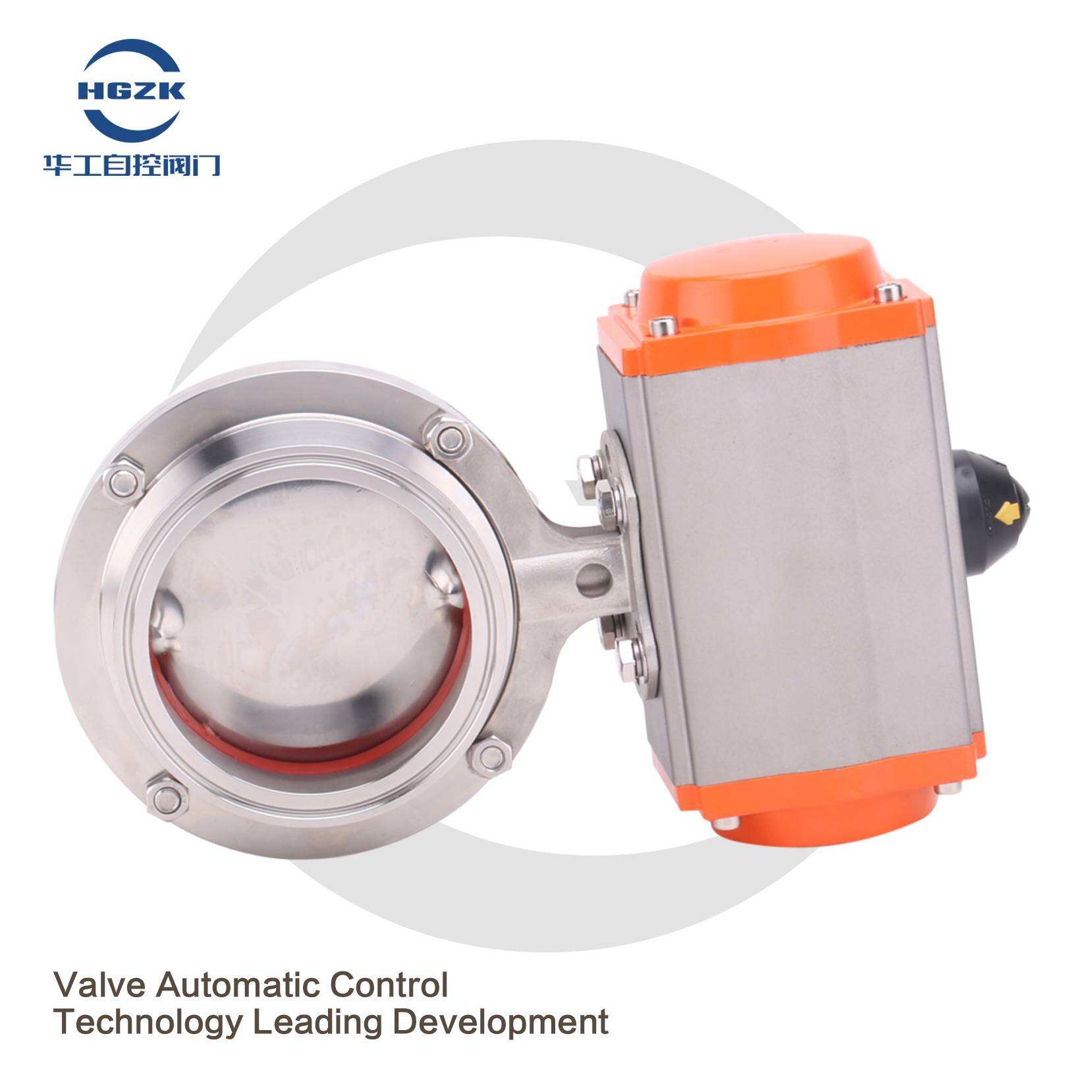 PDV-6PPG Pneumatic Sanitary Quick-install Butterfly Valve