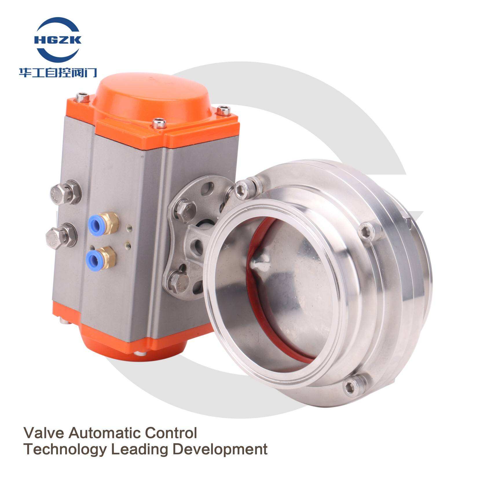PDV-6PPG Pneumatic Sanitary Quick-install Butterfly Valve