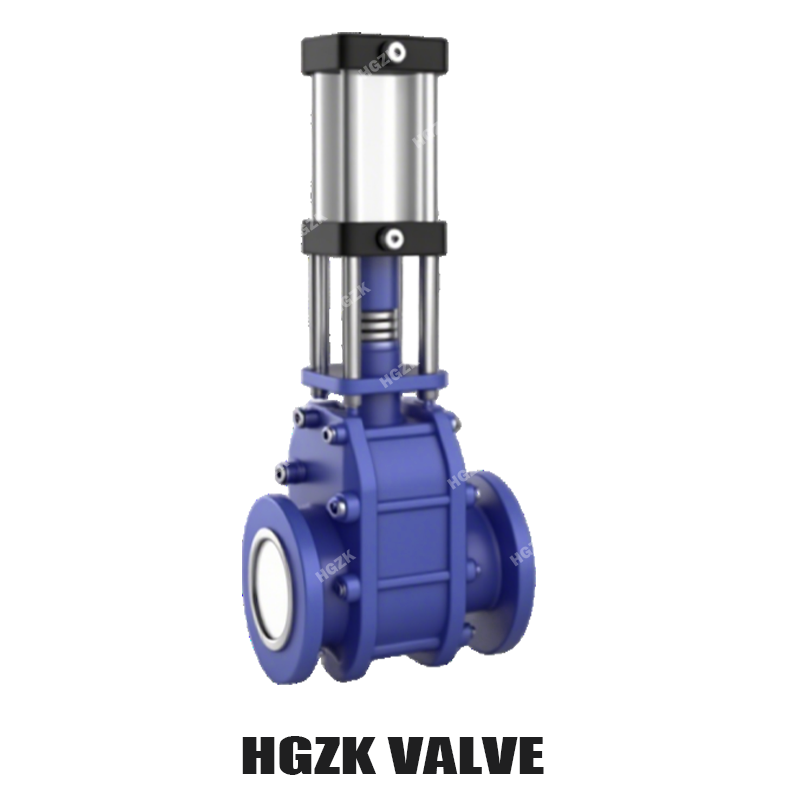 Pneumatic Ceramic Double Gate Valve