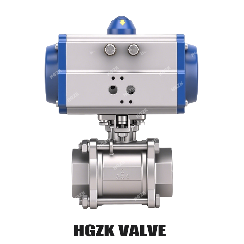 PQV-6PPF Pneumatic Threaded Ball Valve