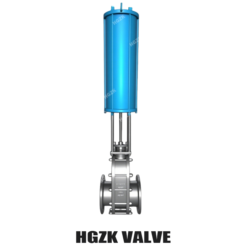 Pneumatic Single Acting Double Gate Valve