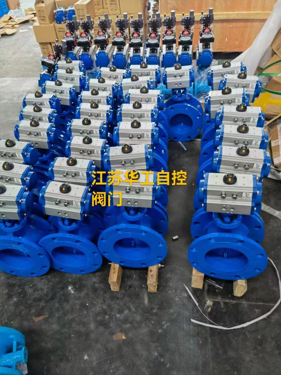 PDV-2QQX Pneumatic Flange Butterfly Valve