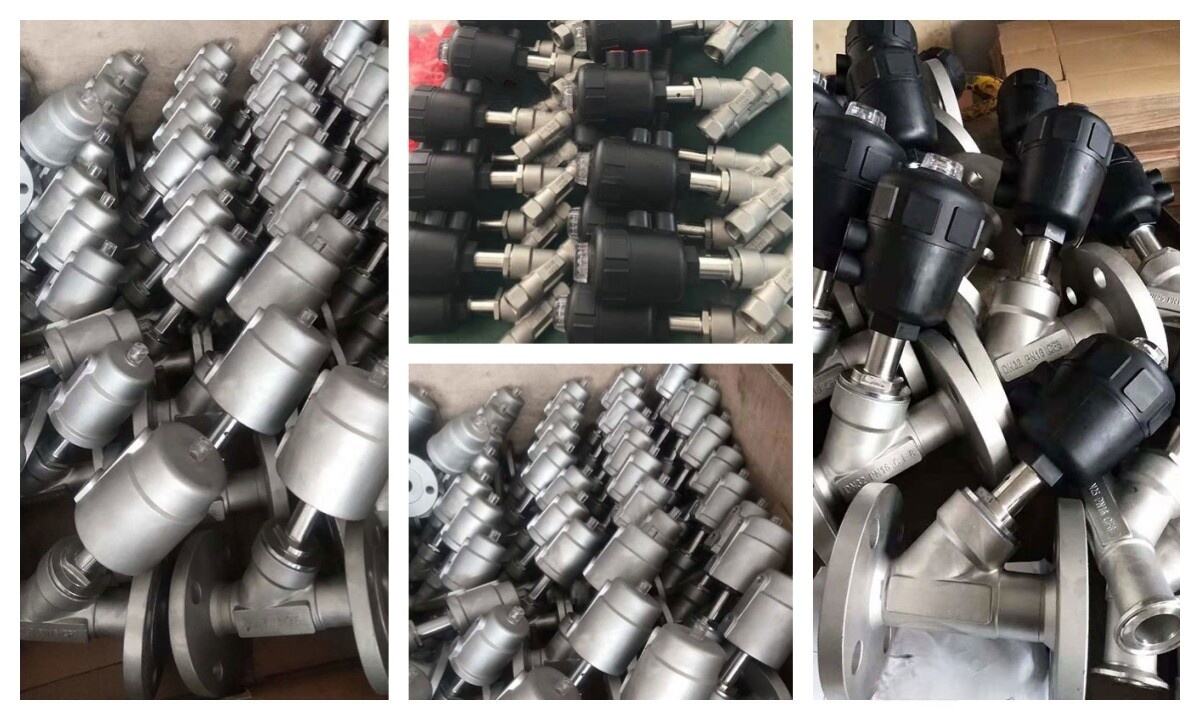 Pneumatic Angle Seat Valve