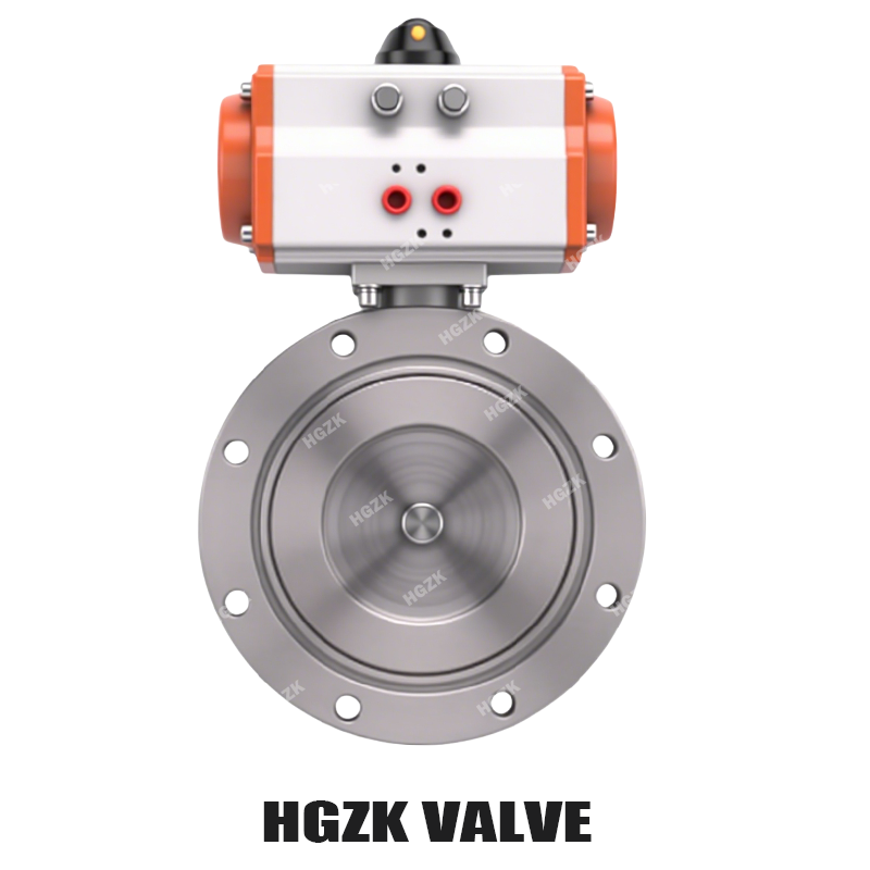 PDV-2PPH Pneumatic Negative Pressure High Vacuum Butterfly Valve