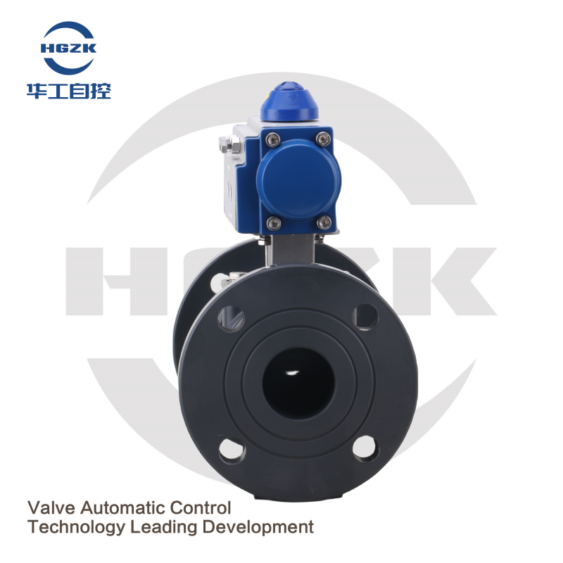 PQV FRPP Pneumatic Flange Ball Valve