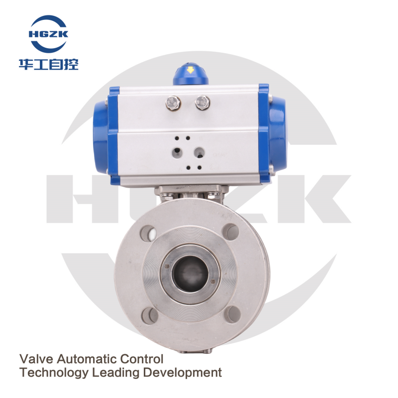 PQV-2PPH Pneumatic Italian-style Ultra-thin Ball Valve