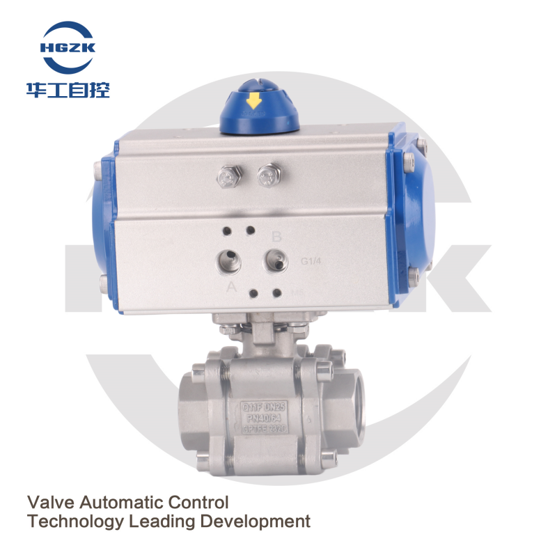PQV-1PPL Pneumatic High Pressure Threaded Ball Valve
