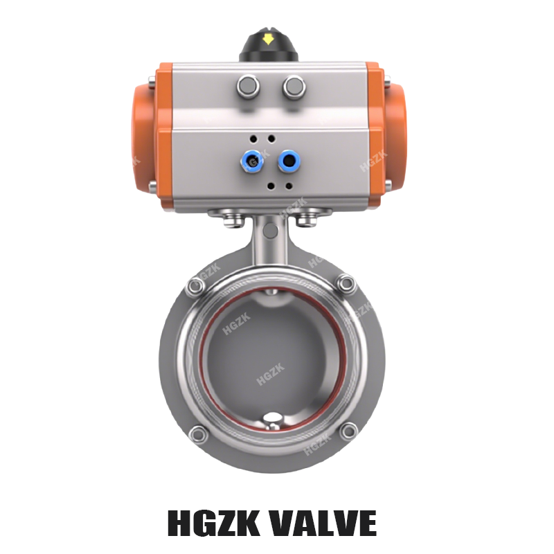 PDV-6PPG Pneumatic Sanitary Quick-install Butterfly Valve