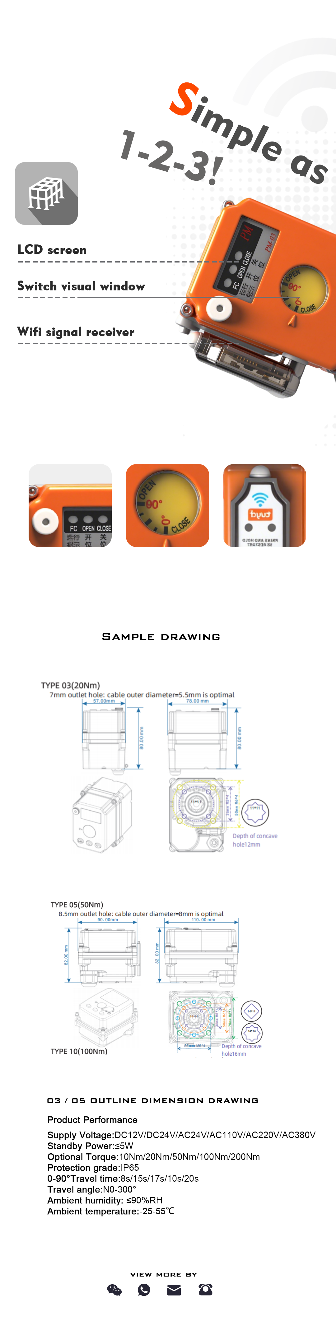 WiFi Smart Stainless Steel Thread Ball Valve