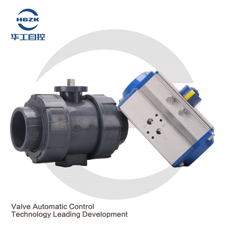 PQV-8UUX Pneumatic UPVC Ball Valve